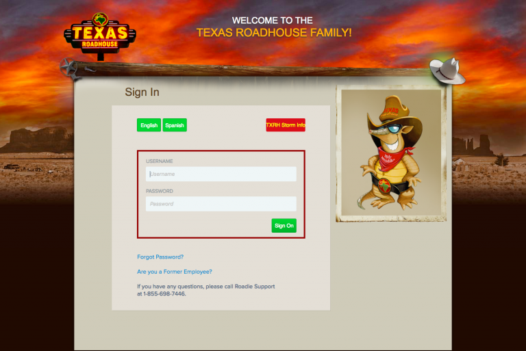 Www txrhlive Login To Texas Roadhouse Employee Account