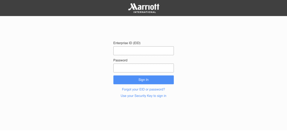 Marriott Login