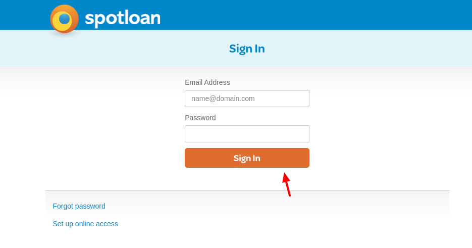 Spotloan Login