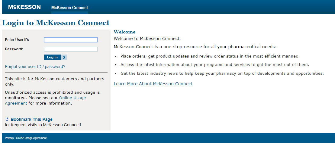 Www mckesson Mckesson Connect Login Guide