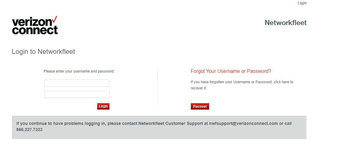 Wwwworkfleet portal Networkfleet Account Login