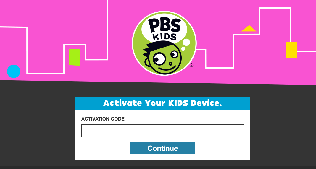 activate pbs kids