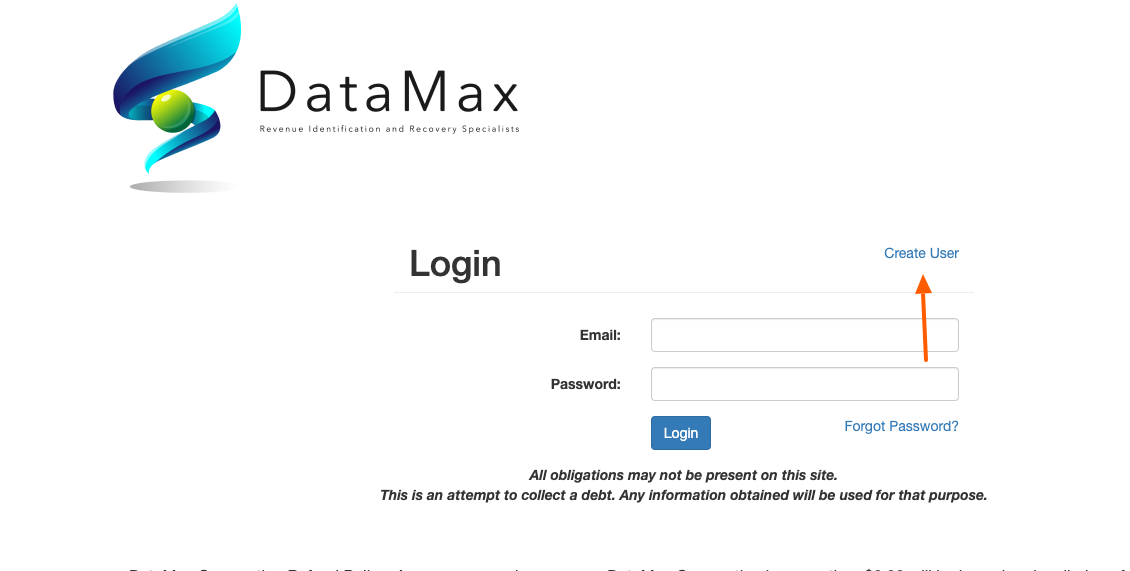 datamax create user